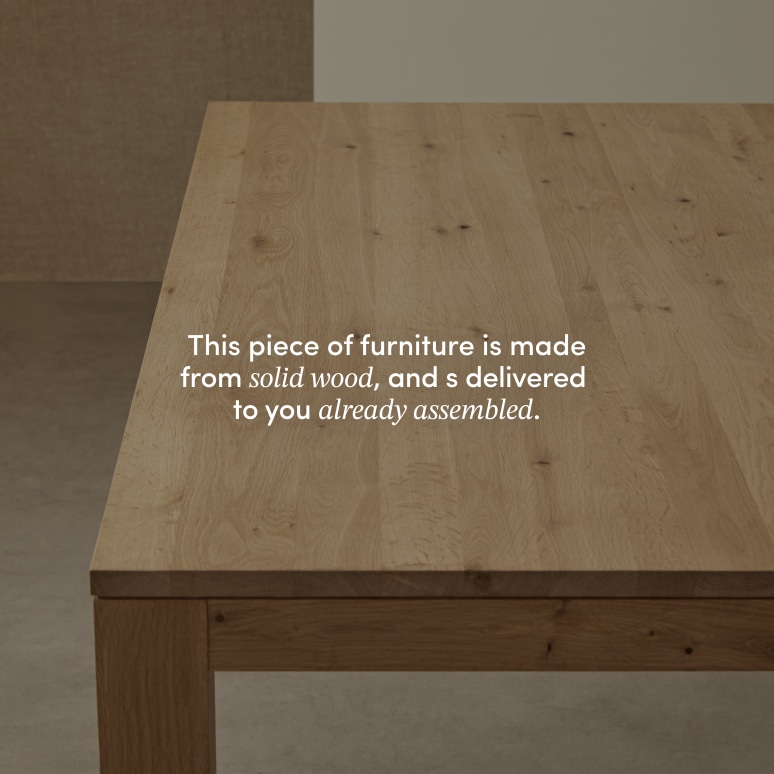 Eden - Solid Oak Bar Table for 2 to 4 people