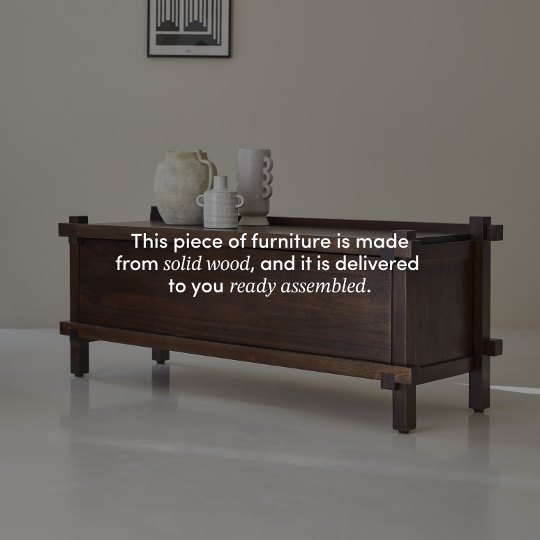 Arko - Solid Mango Wood TV Stand