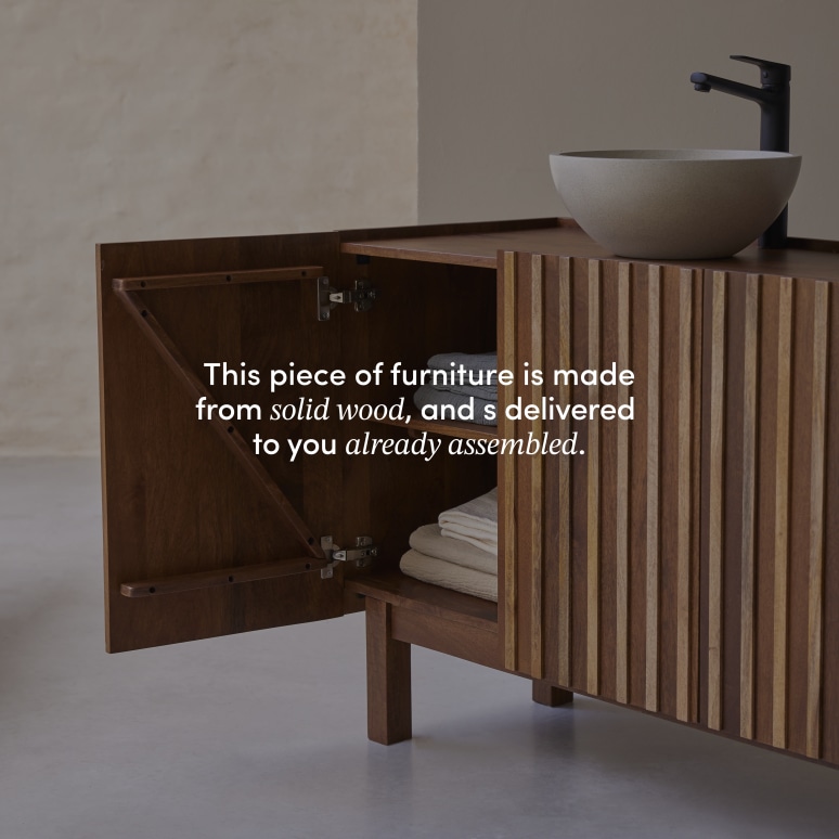 Milo - Mango Wood 65" Double Vanity