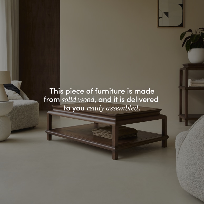 Achille - Rectangle Solid Acacia Coffee Table