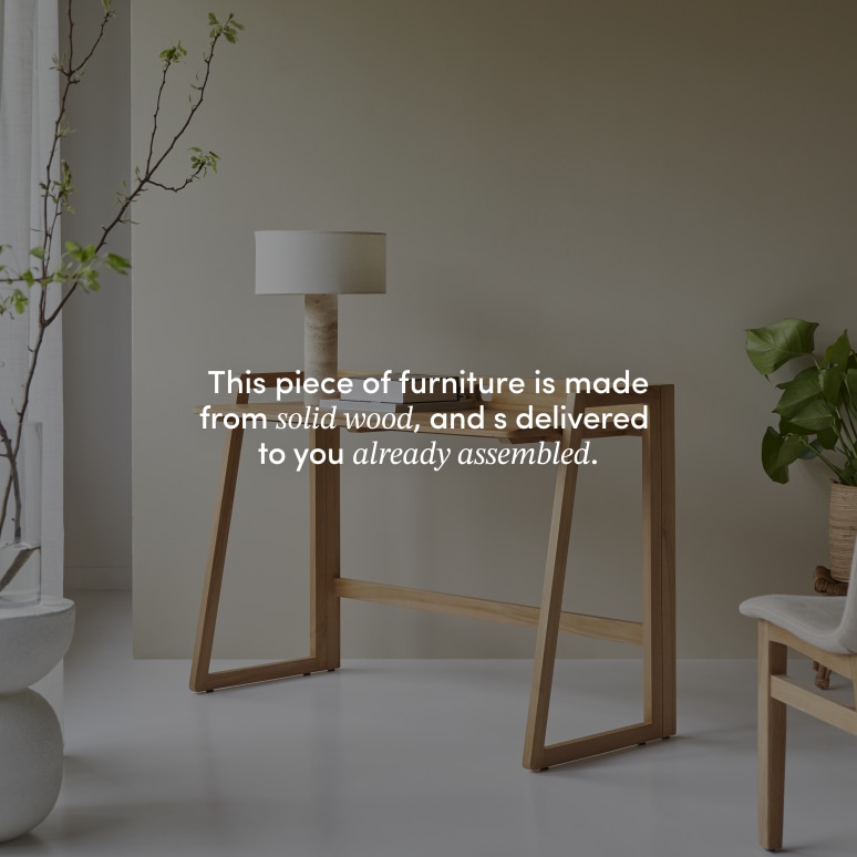 Philip - Light Solid Teak Folding Desk