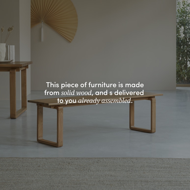 Sybille - Sybille - Solid Oak Bench