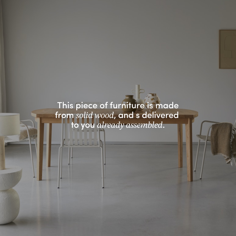 Maia -  Solid Oak Extendable Table for 6 to 12 people