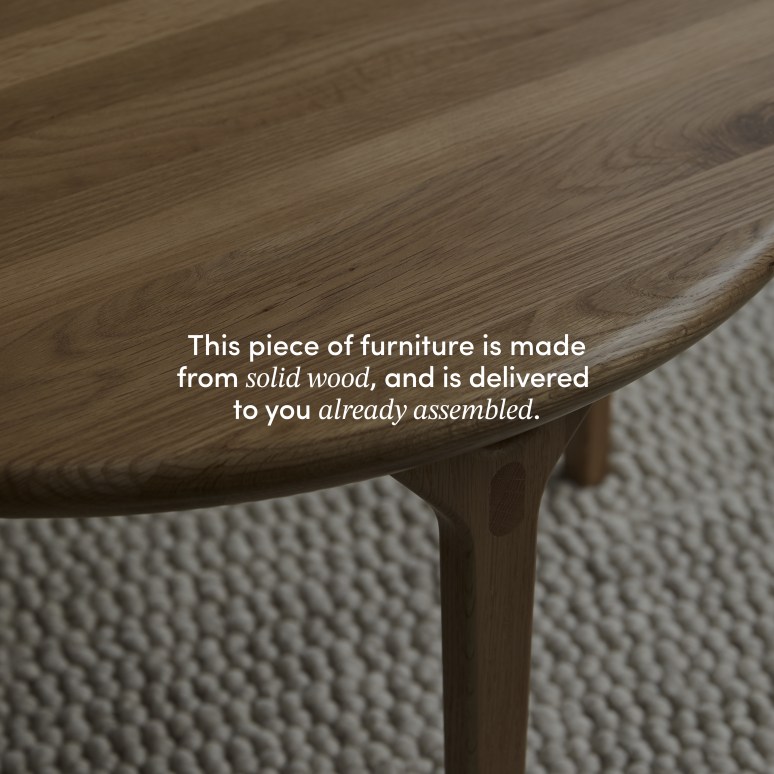 Clara - Solid Oak Coffee Table