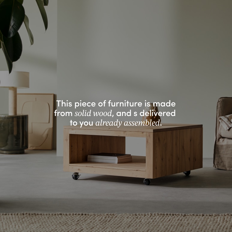 Anoa - Solid Oak Square Coffee Table