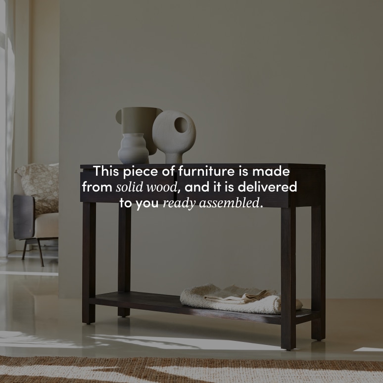 Eva - Solid Mahogany Console Table