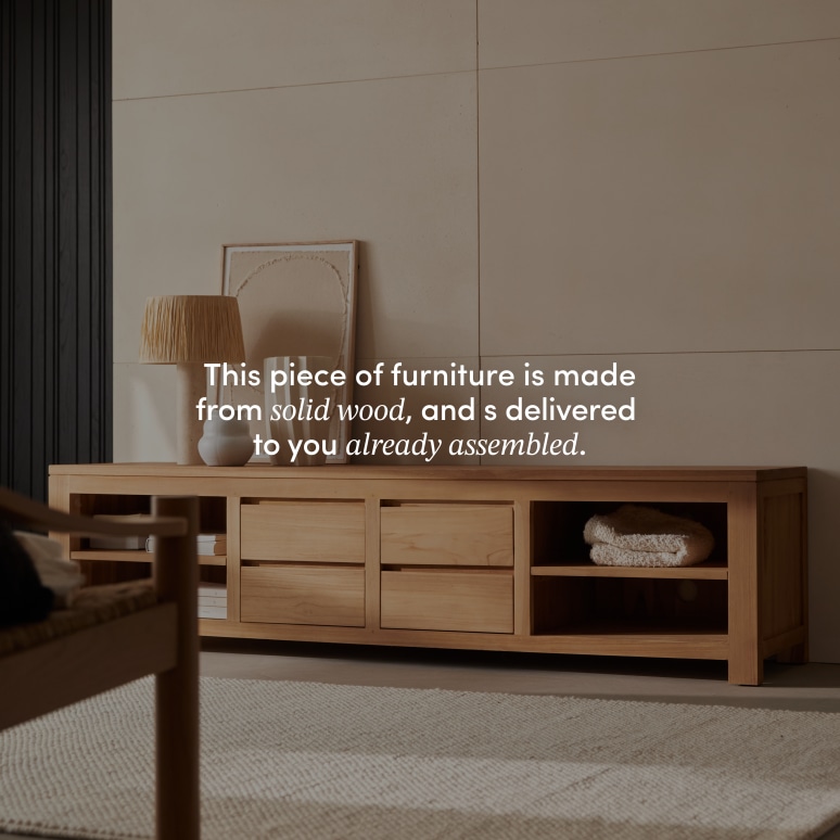 Patio - Solid Teak TV Stand