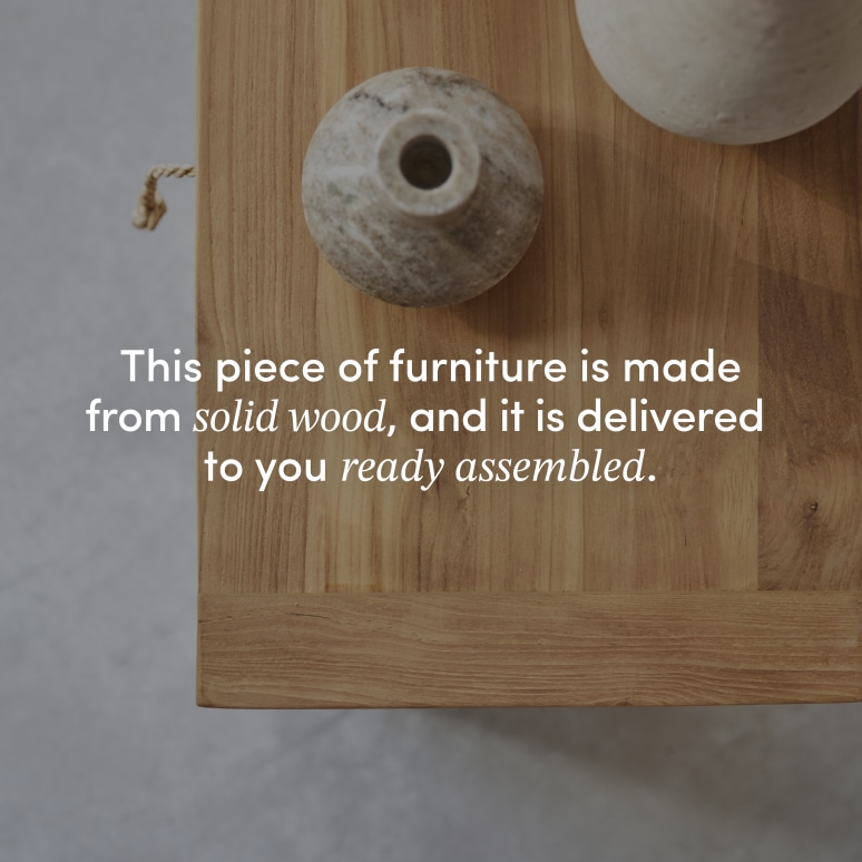 Minimalys - Solid Teak Nightstand