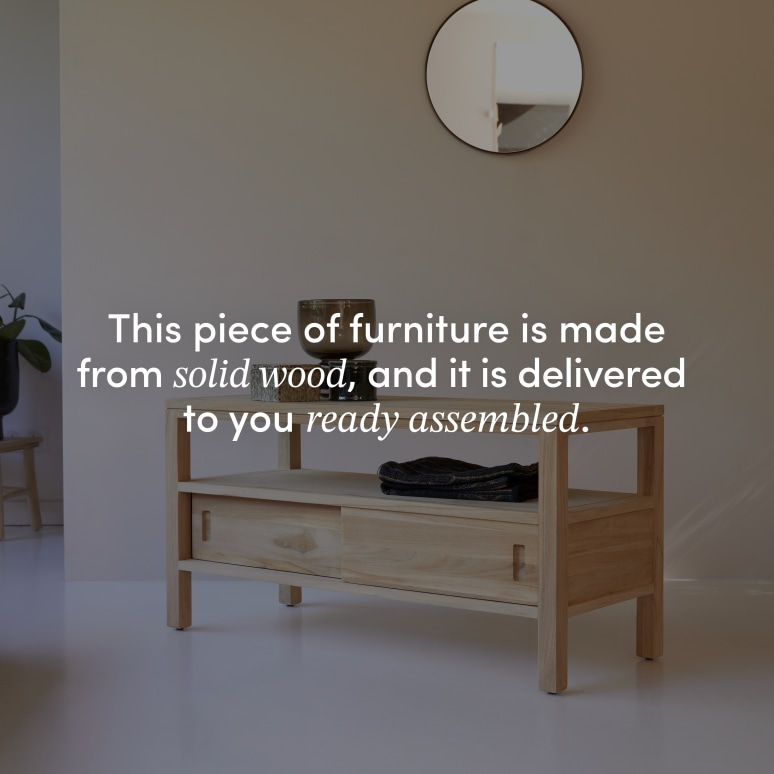 Anton - Solid Teak TV Stand