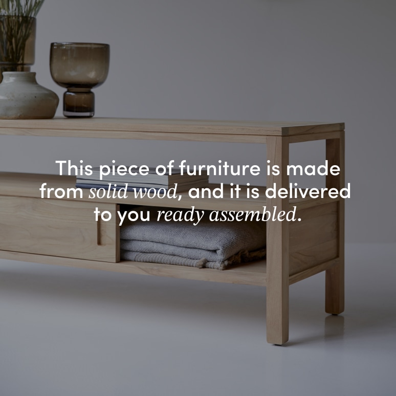 Anton - Solid Teak TV Stand