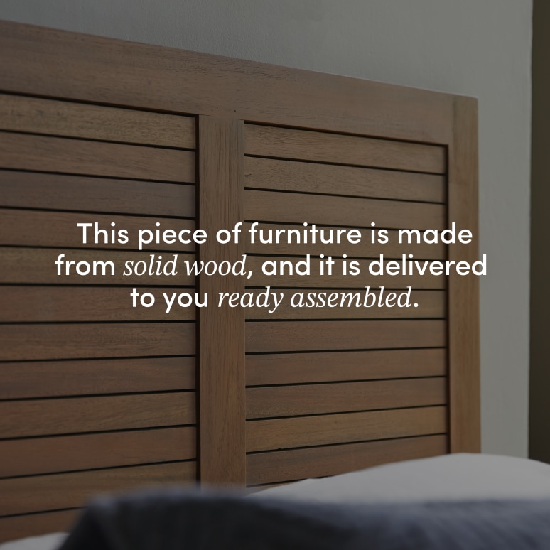 Loggia - Solid Acacia Queen Size Headboard