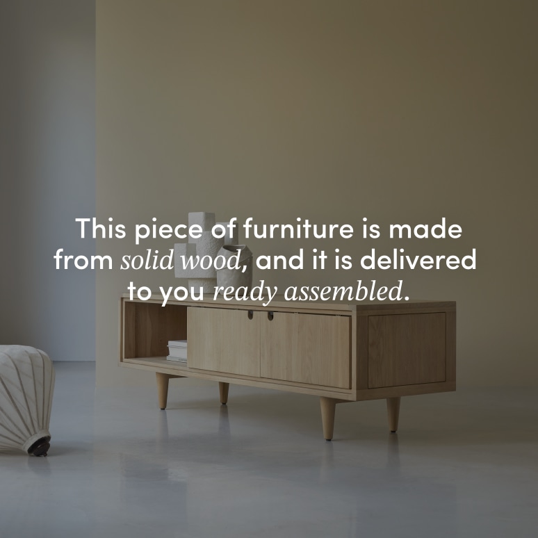 Jonàk - Solid Oak TV Stand