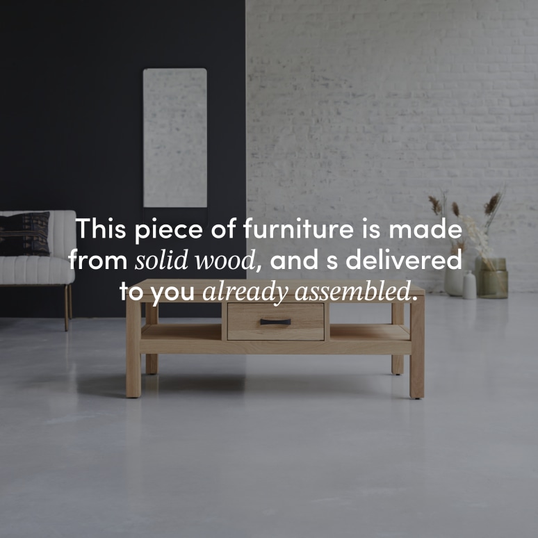 Vertigo - Solid Oak Coffee Table