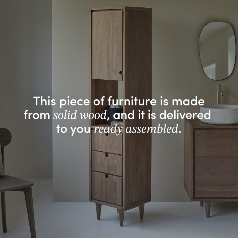 Jonàk - Solid Walnut Column