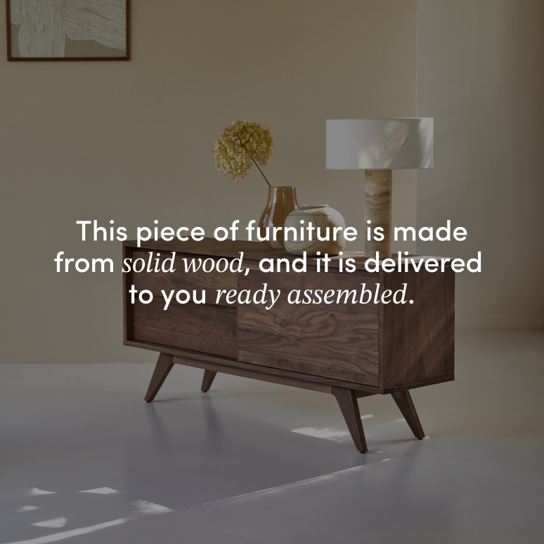 Esmée - Solid Walnut TV Stand