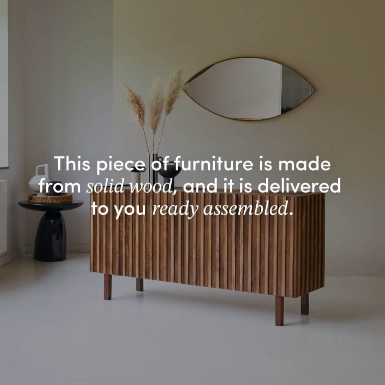 Milo - Solid Mango Wood Sideboard