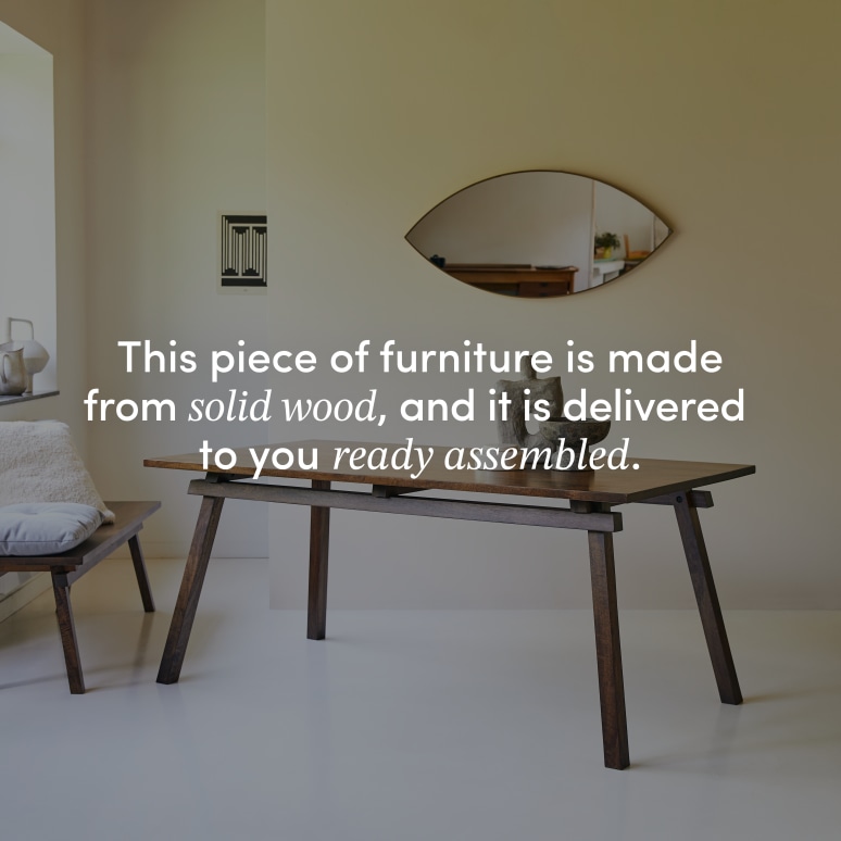 Arko - Solid Mango Table for 6 to 8 people