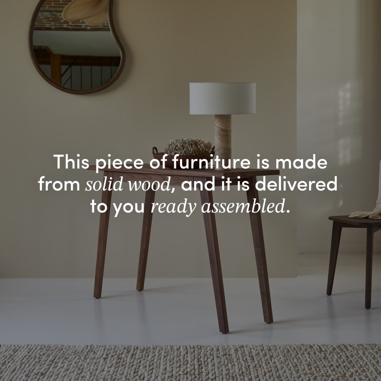 Esmée - Solid Walnut Console Table