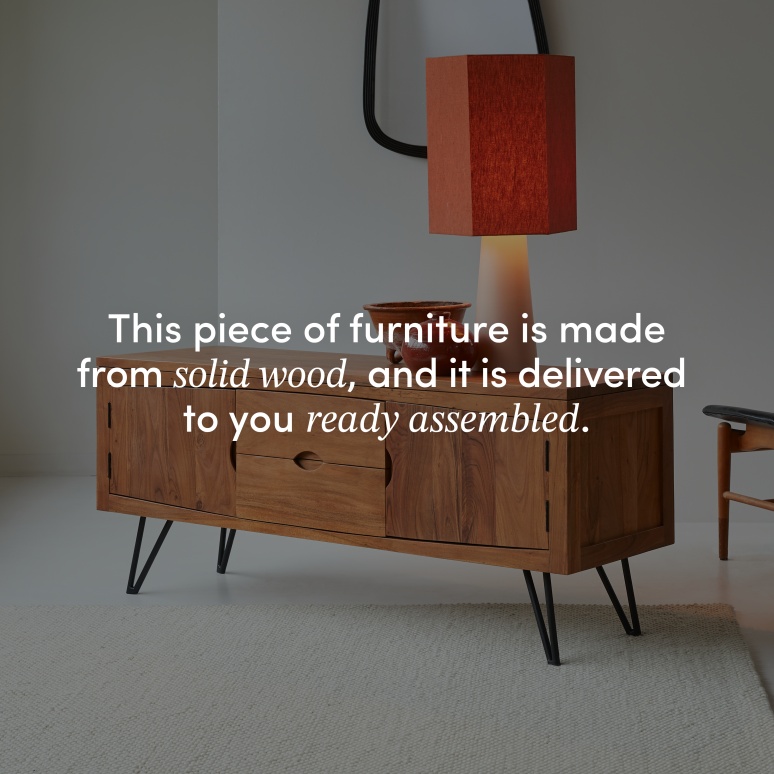 Bonnie - Solid Acacia TV Stand