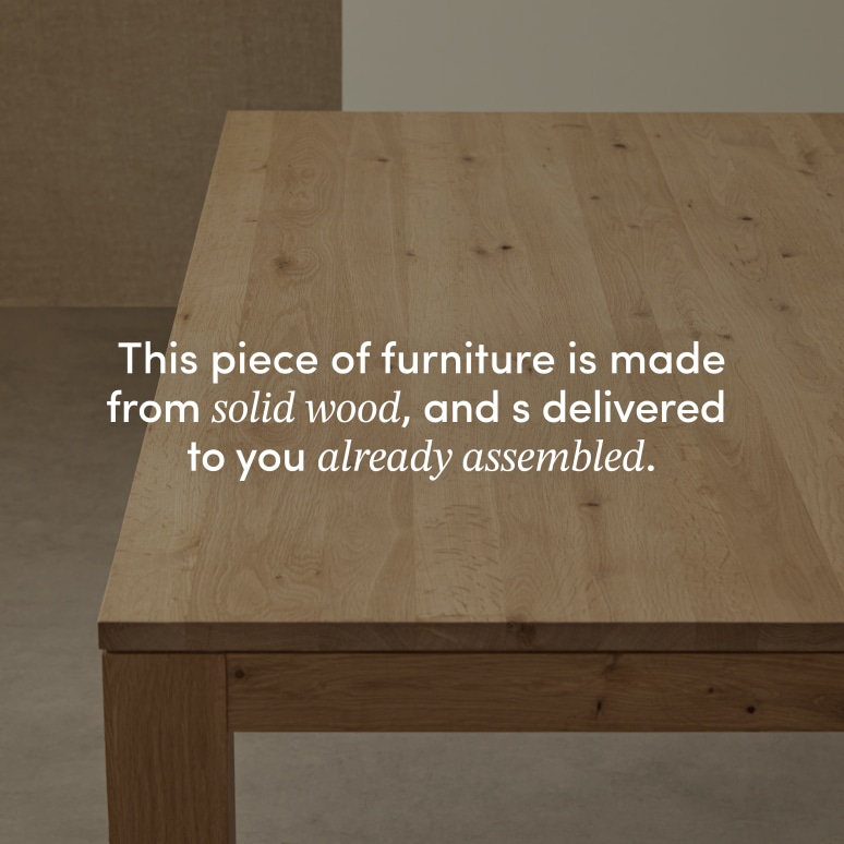 Eden - Solid Oak Bar Table for 2 to 4 people