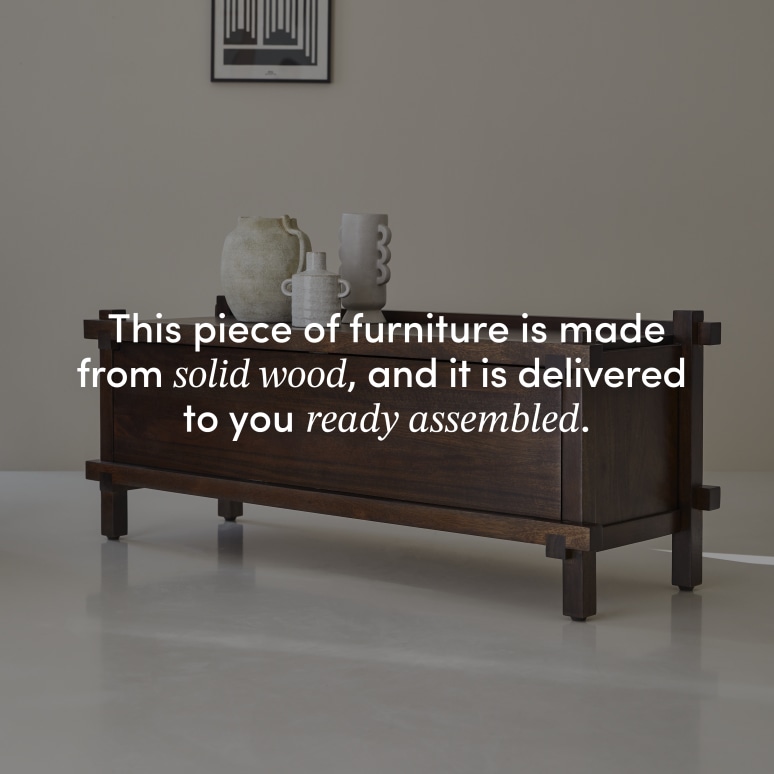 Arko - Solid Mango Wood TV Stand