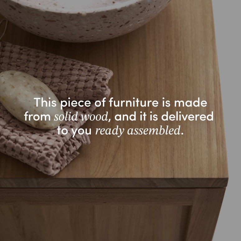 Serena - Solid Teak 32" Single Vanity