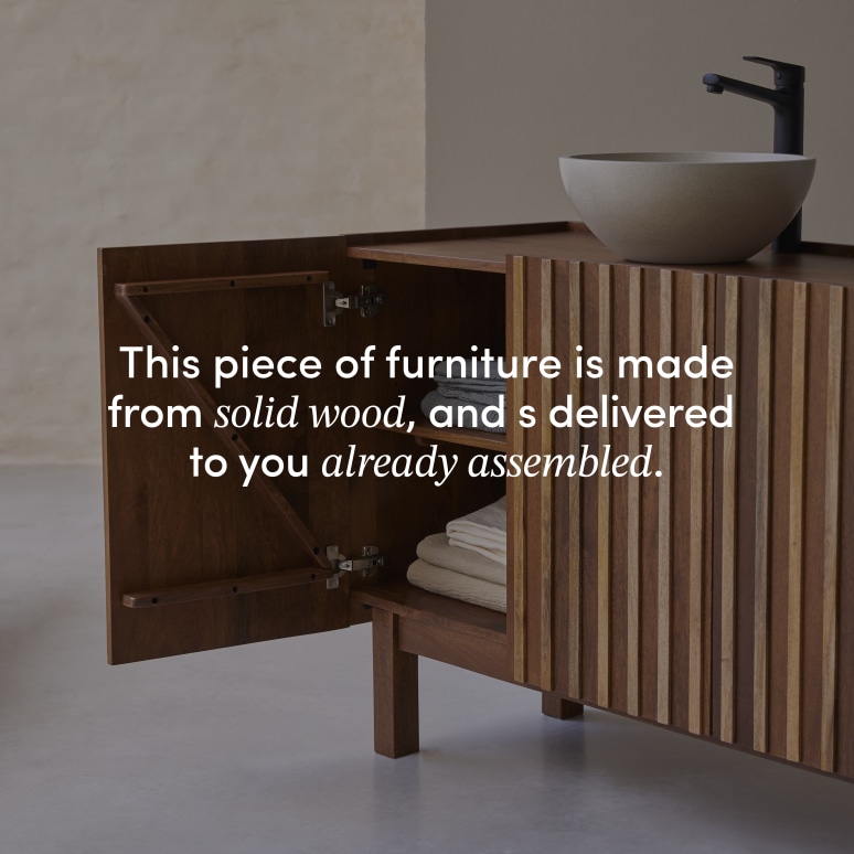 Milo - Mango Wood 65" Double Vanity