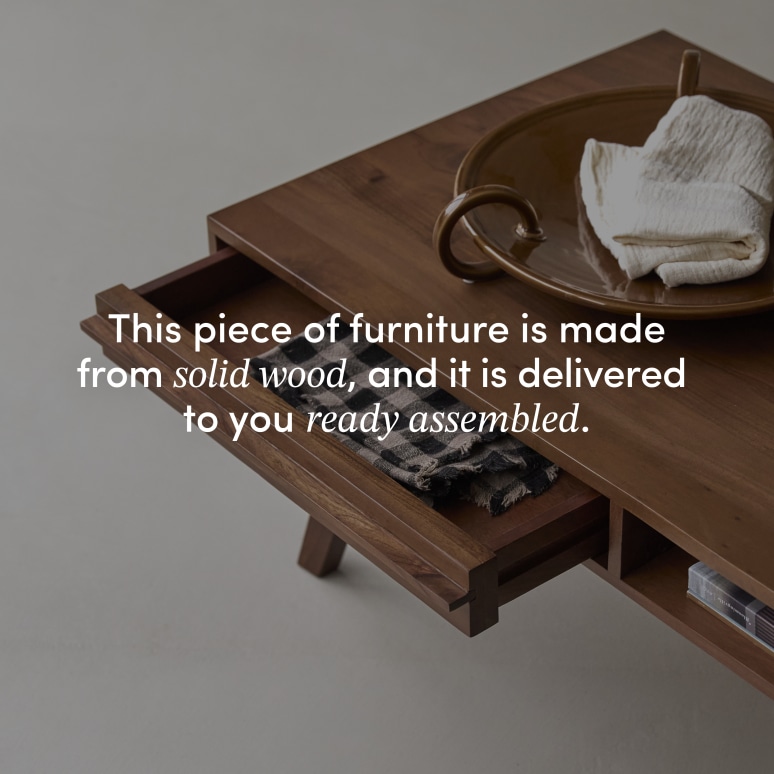Niels - Solid Acacia Coffee Table