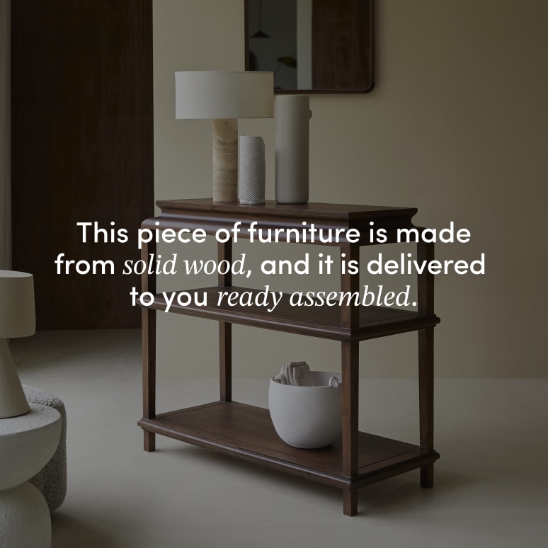 Achille - Solid Acacia Console Table