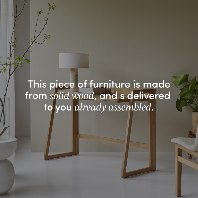 Philip - Light Solid Teak Folding Desk