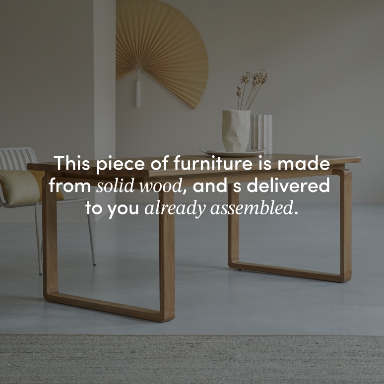 Sybille - Sybille - Solid Oak Table for 4 to 6 people