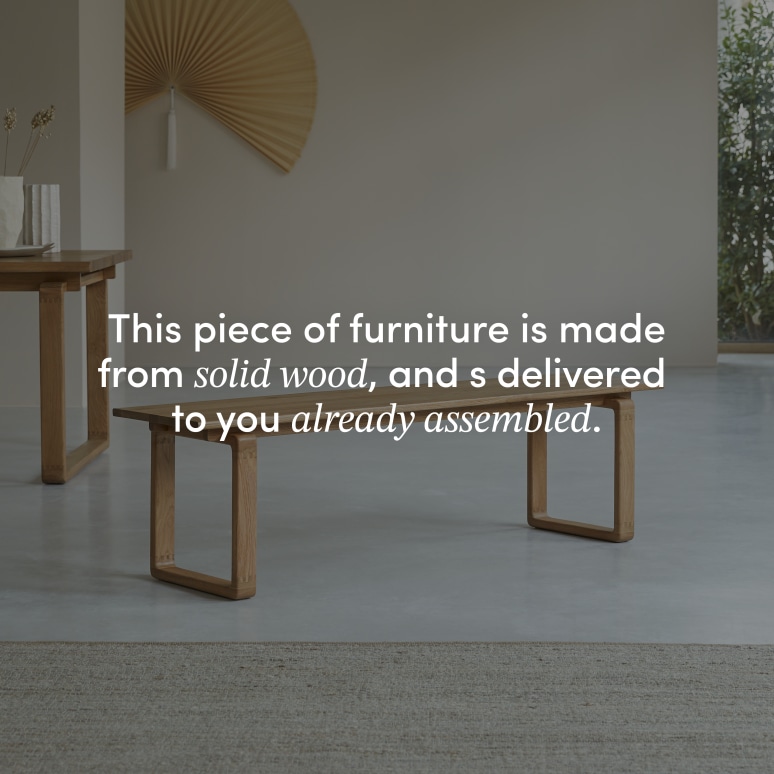 Sybille - Sybille - Solid Oak Bench