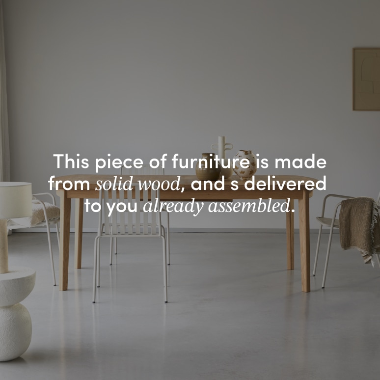 Maia -  Solid Oak Extendable Table for 6 to 12 people