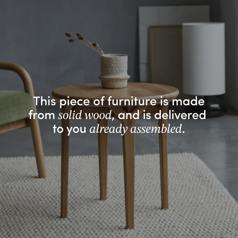 Clara - Solid oak end table