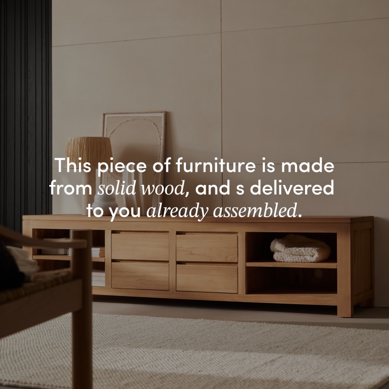 Patio - Solid Teak TV Stand