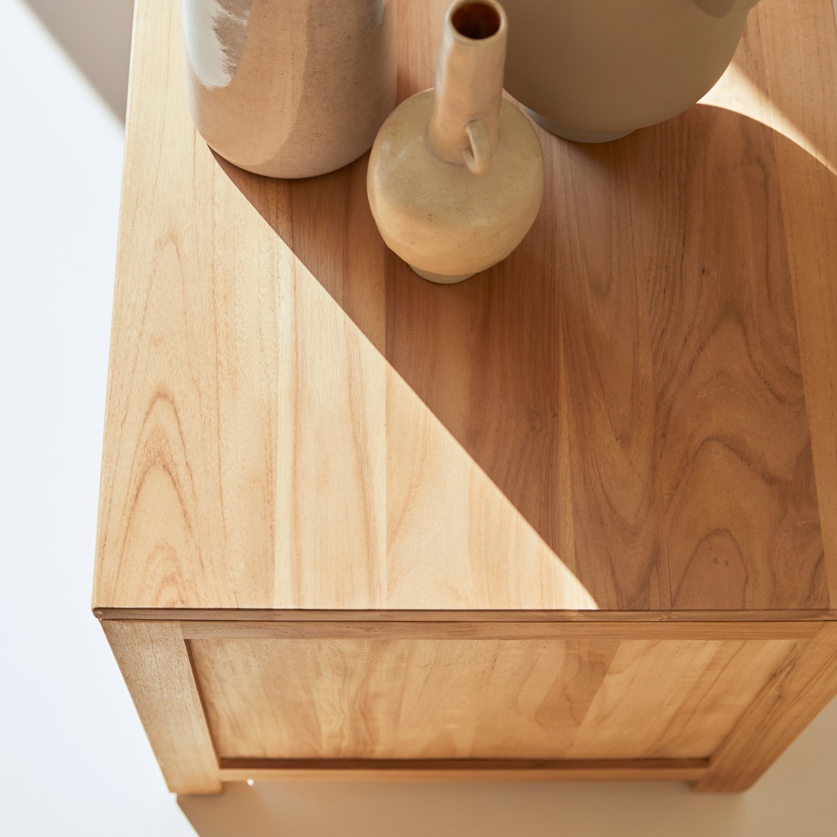 Coffee Tek - TV Schrank aus massivem Teakholz 180 cm
