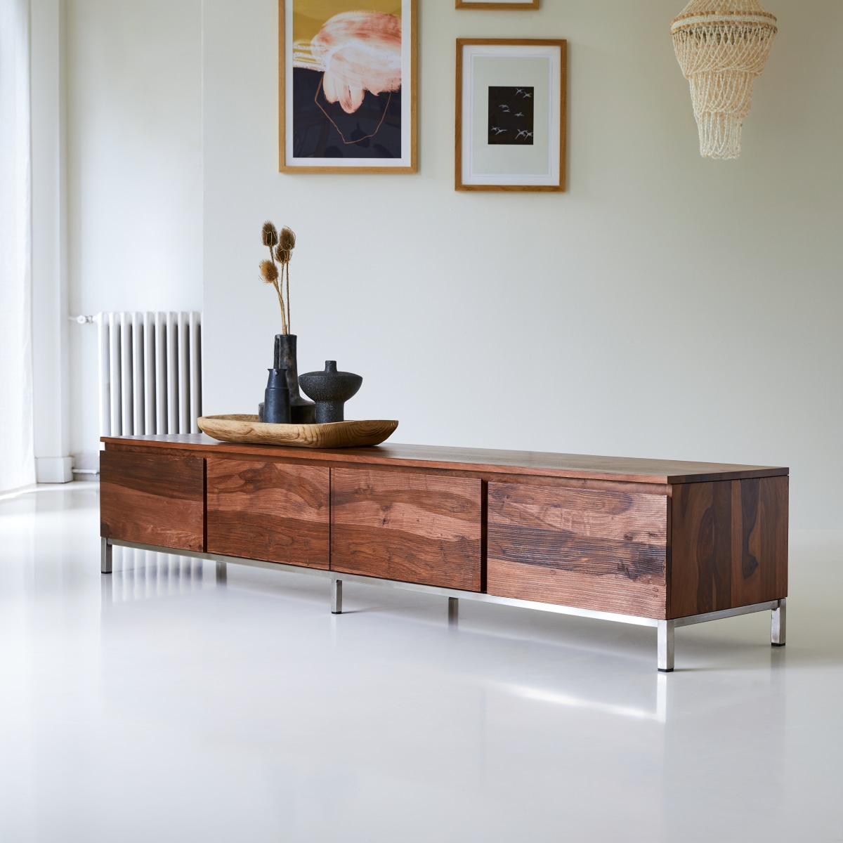 Nova - TV Schrank aus massivem Palisanderholz 205 cm