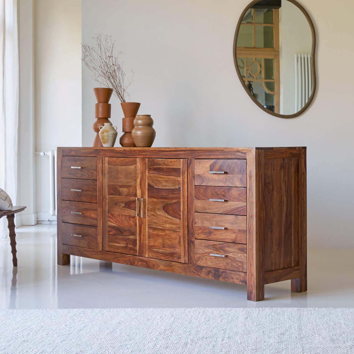 Mezzo - Buffet aus massivem Palisanderholz 205 cm