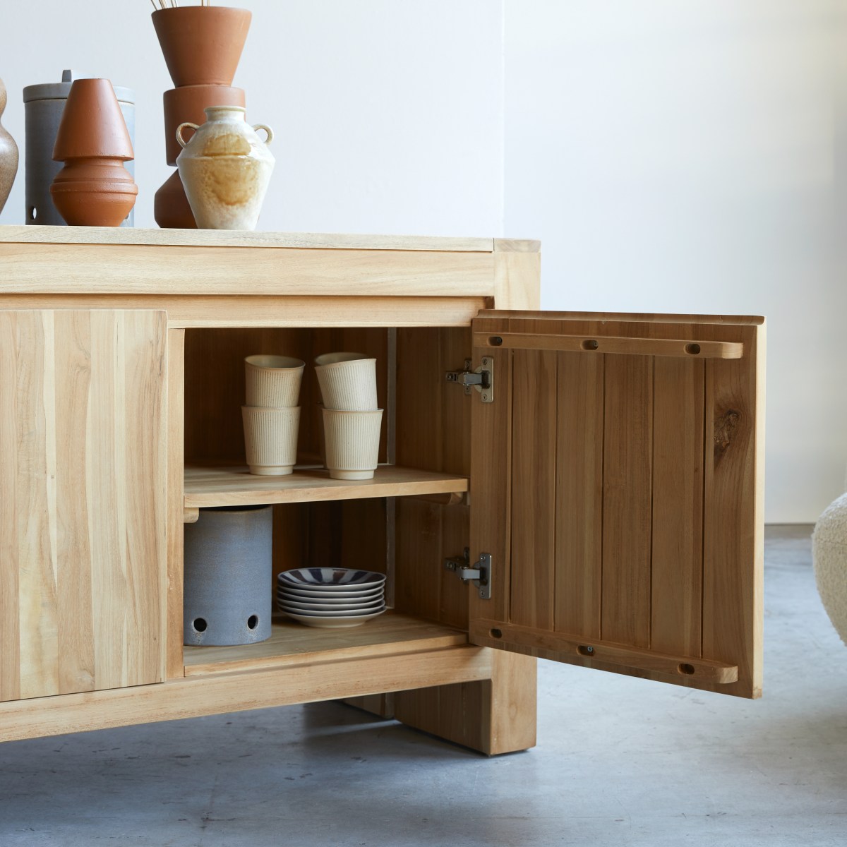 Eden - Buffet aus massivem Teakholz 160 cm