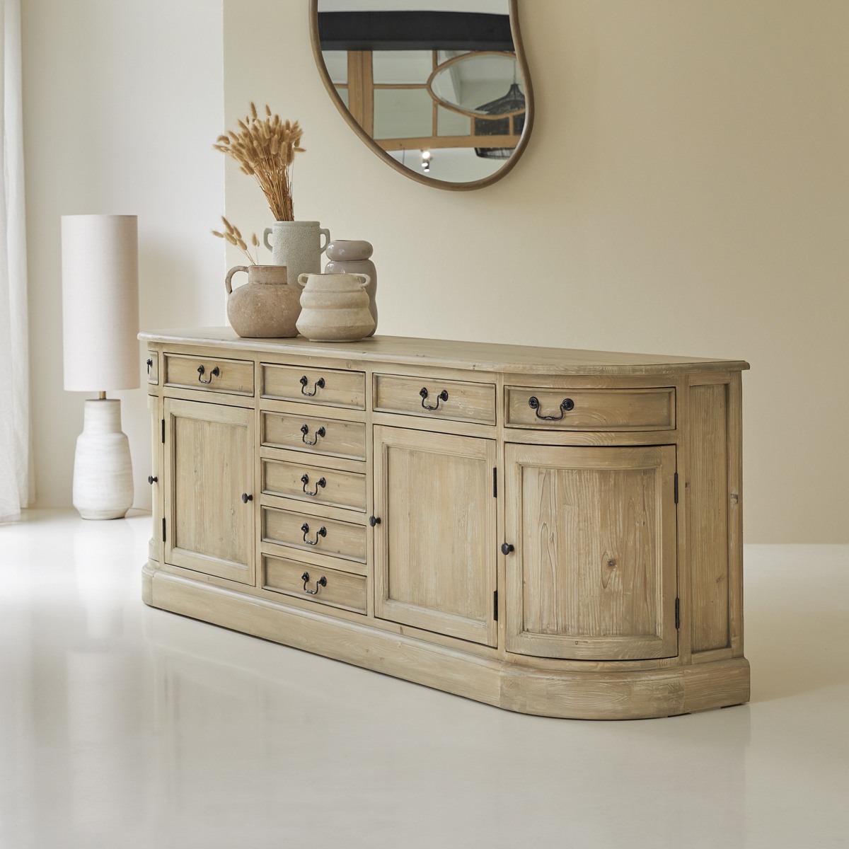 Celeste - Anrichte aus Pinienholz 225 cm