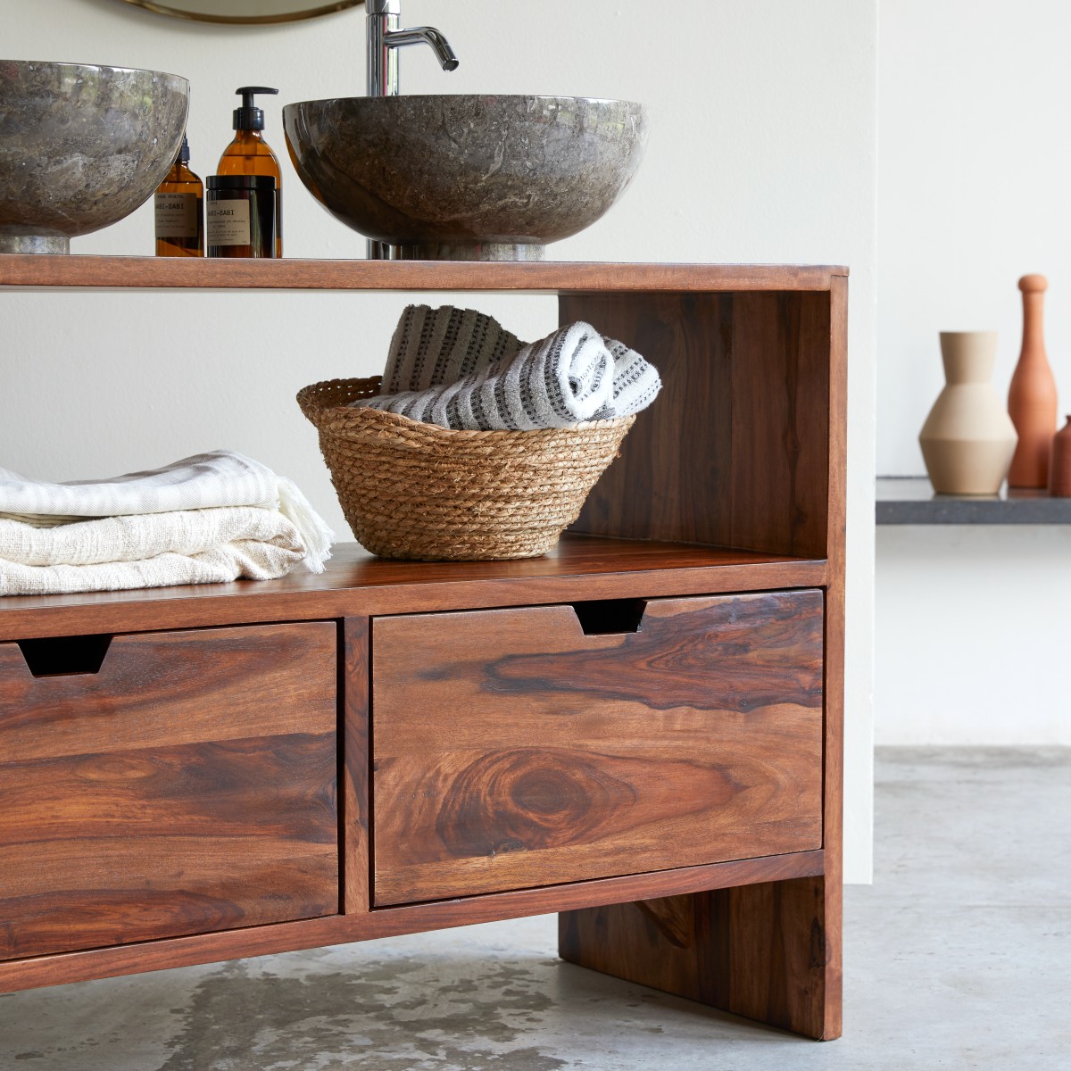 Kwarto - Waschtischunterschrank aus Palisander 110 cm