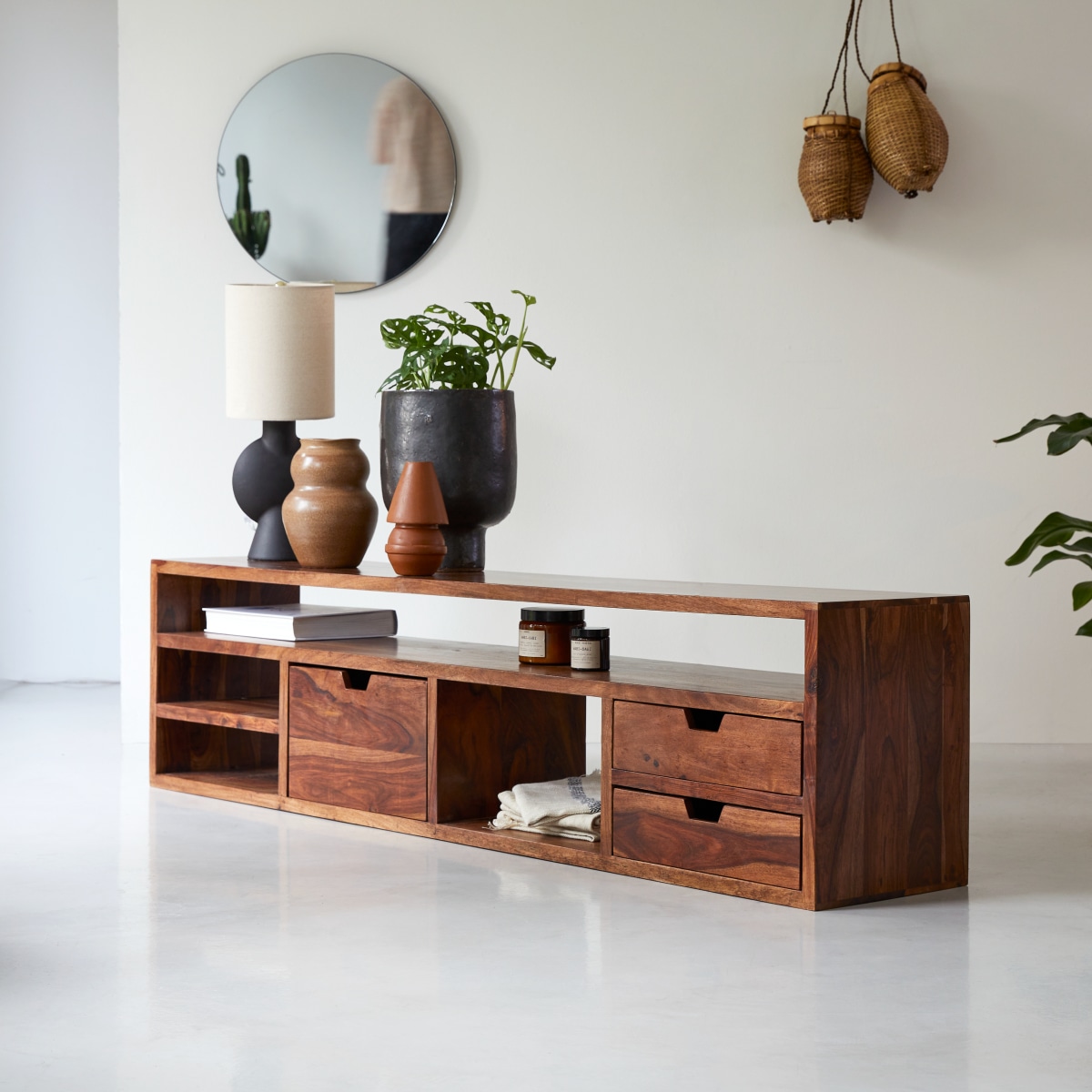Kwarto - TV Schrank aus massivem Palisanderholz 170 cm
