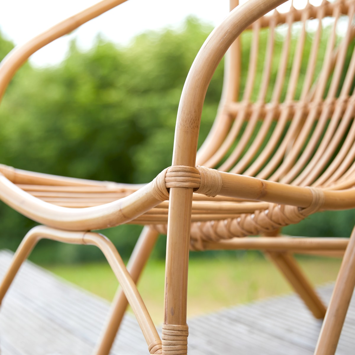 Mutine - Gartensessel aus Rattan