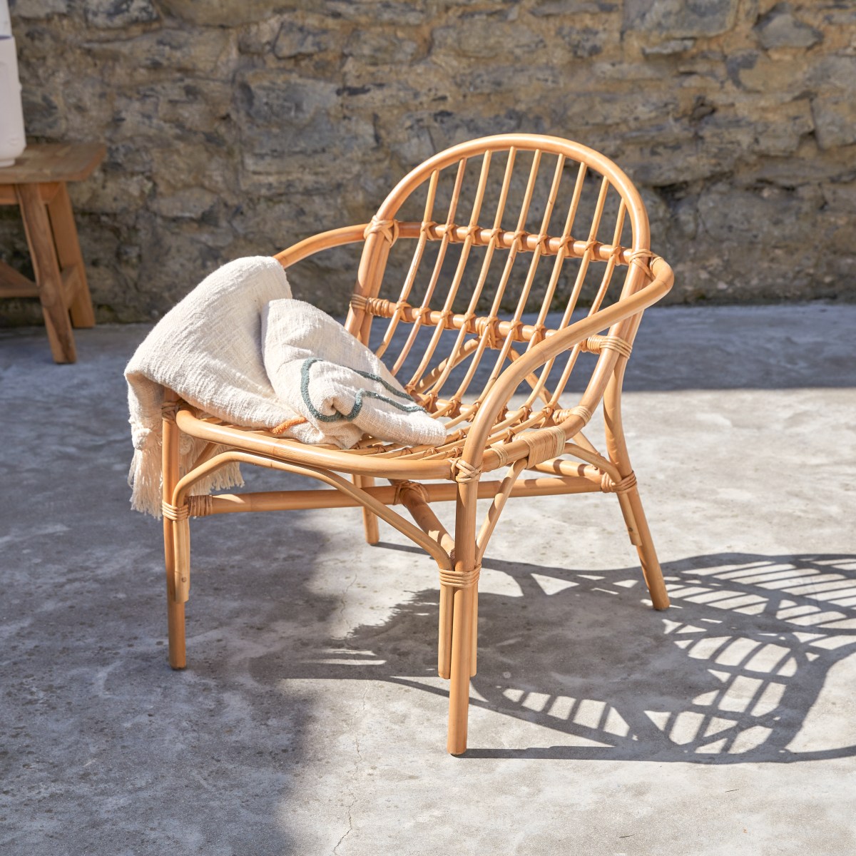Mina - Gartensessel aus Rattan