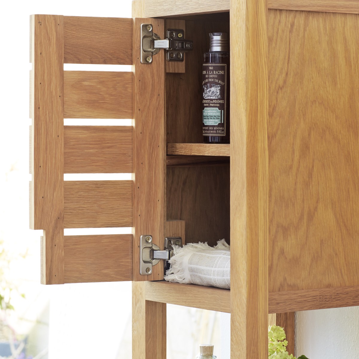 Serena - Hochschrank aus massivem Eichenholz