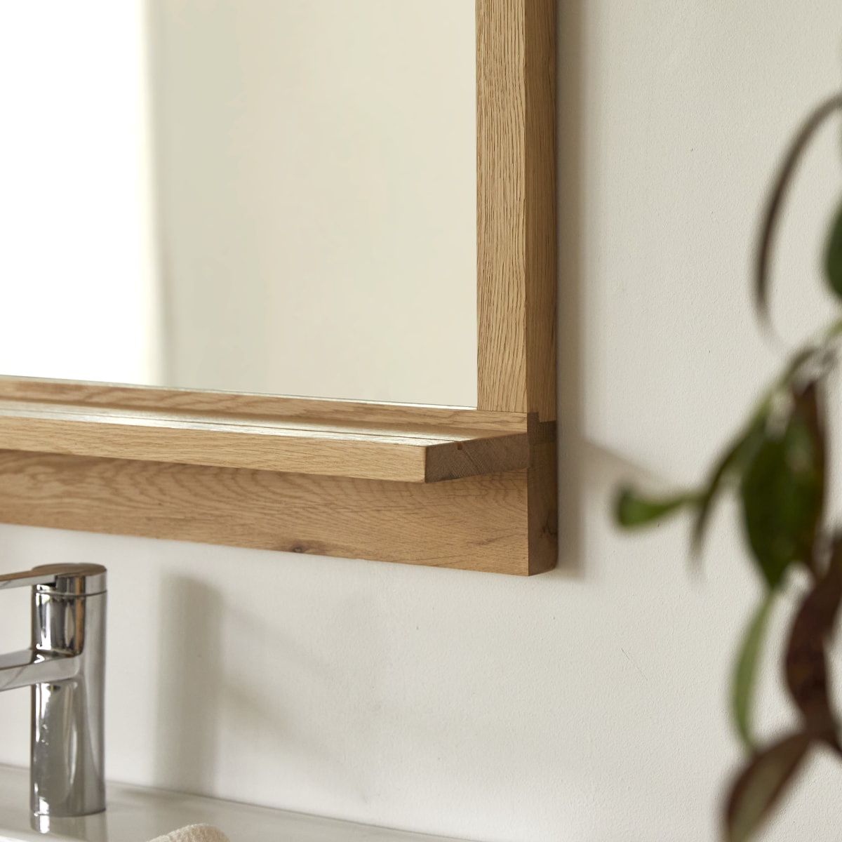 Easy - Miroir d'entrée en chêne 120x50 cm
