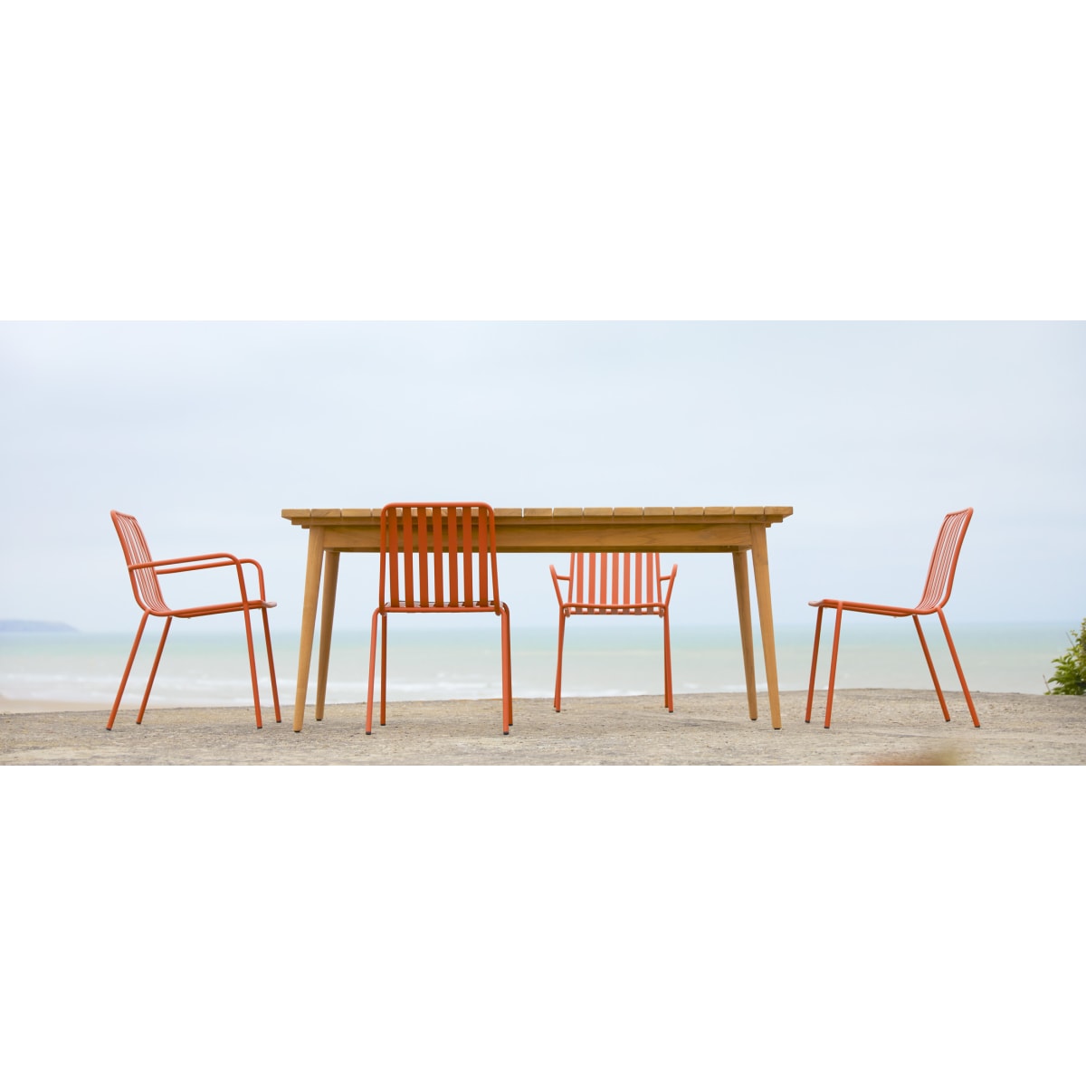 Vadim - Outdoor Tisch aus massivem Teak 6/8 Pers.