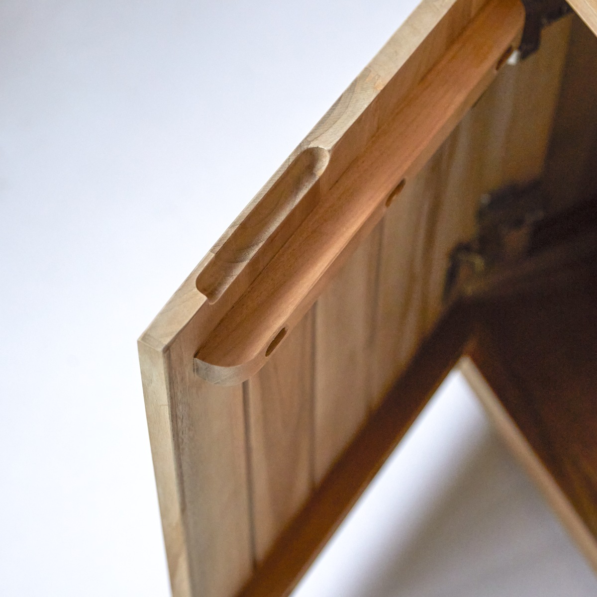Paulo - Anrichte aus massivem Teakholz 80 cm