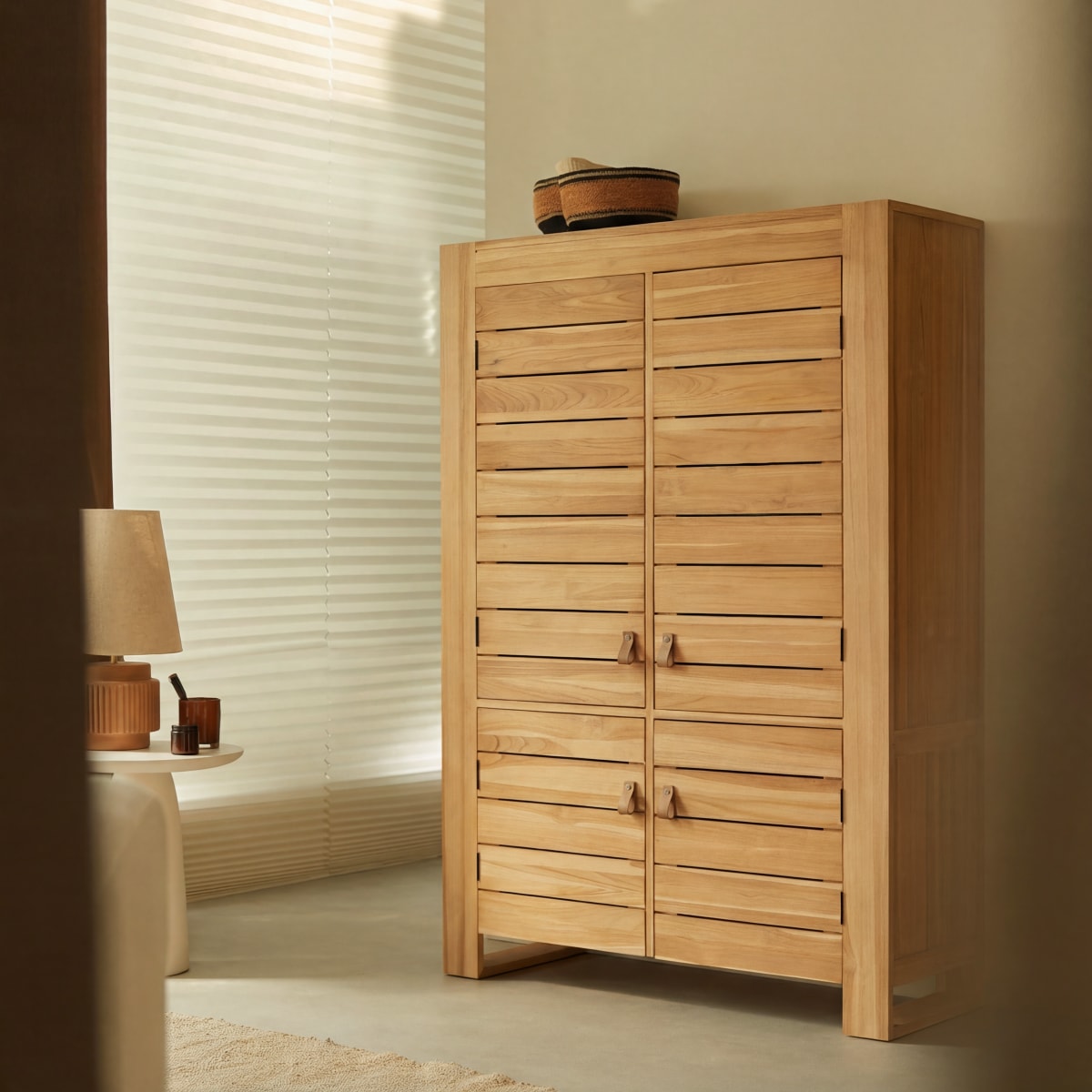 Minimalys - Schrank aus massivem Teak
