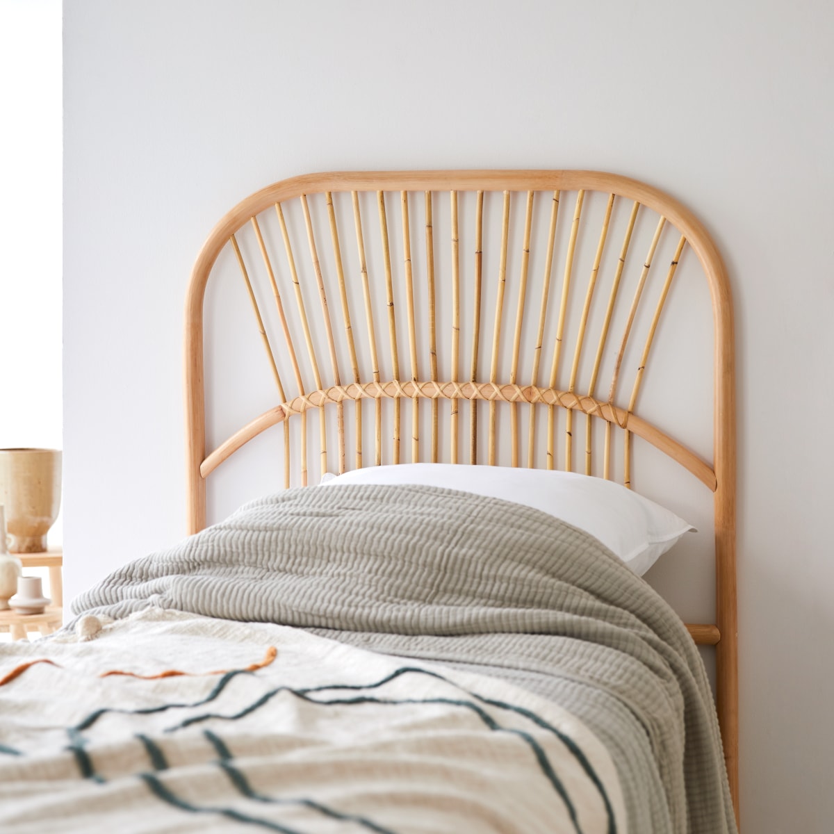 Colette - Kopfteil aus Rattan 90 cm